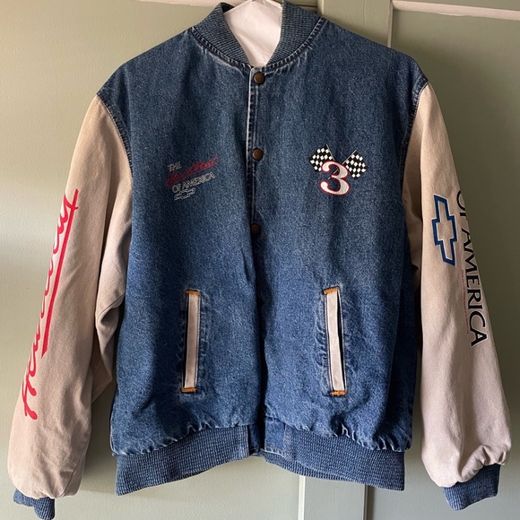 “Dale Earnhardt” Chevrolet Denim Button Up Jacket - Picture 1 of 8